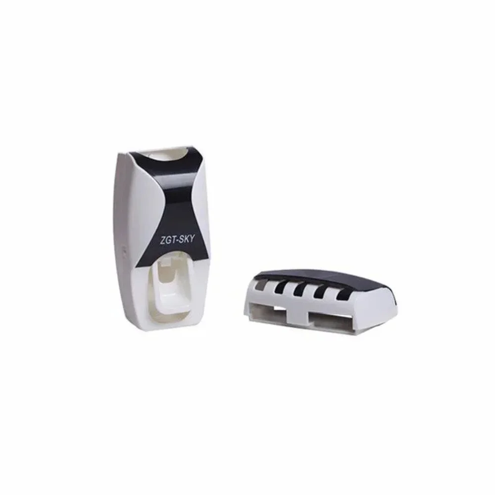 Automatic Touch Toothpaste Dispenser & Brush Holder Set